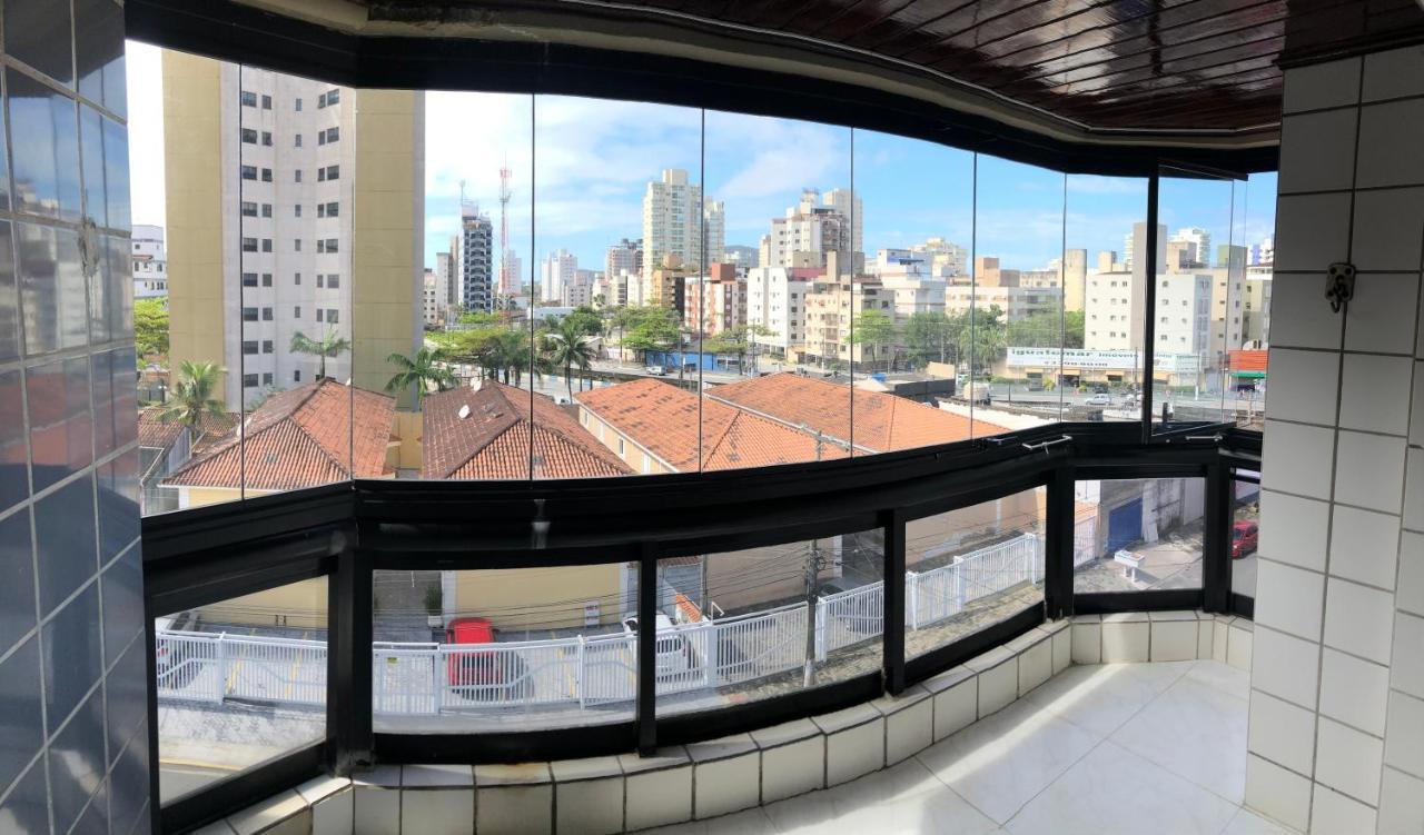 Apartamento com Varanda e Suíte Enseada Guarujá Exterior foto